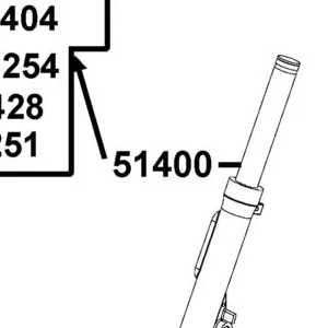 51400-AEA7-M30-N8A FORK ASSY FR R — diagram cutout