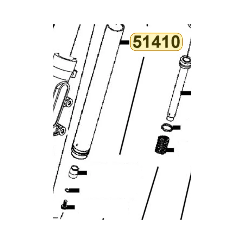 51410-ACC1-E10 FORK PIPE COMP — diagram cutout