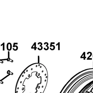43351-LFB5-E80 DISK FR BRK — diagram cutout