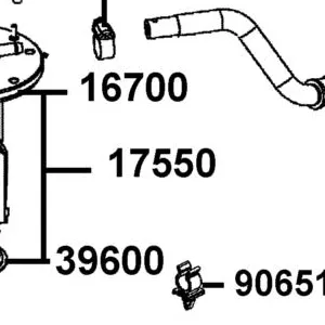 17550-AEA7-M30 FUEL PUMP ASSY — diagram cutout