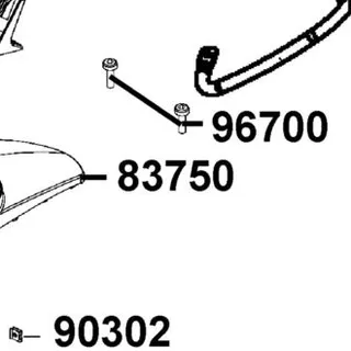 83750-ACC1-E10-N1R REAR CENTER COVER — diagram cutout