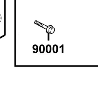 90001-KGF1-C01 BOLT FLANGE SHF6*32(CG) — diagram cutout