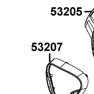 53207-ACC1-E10-N1P COVER HEAD LIGHT — diagram cutout