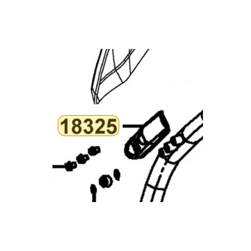 18325-ACC1-E10 PROTECTOR EXHAUST — diagram cutout