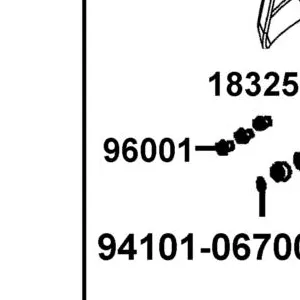 96001-06008-06 BOLT FLANGE SH 6*8 — diagram cutout
