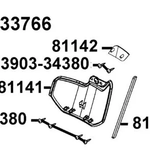 81142-ACC1-E11-N1P "LID, COVER LEG SHIELD" — diagram cutout