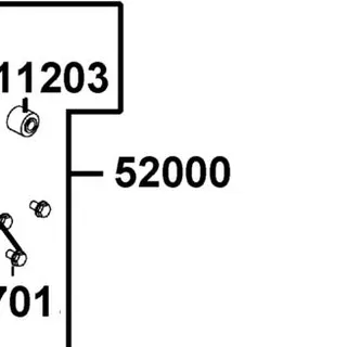 52000-AEA7-E10 FORK ASSY RR — diagram cutout
