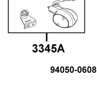 3345A-AEA7-M30 WINKER ASSY LH FR — diagram cutout