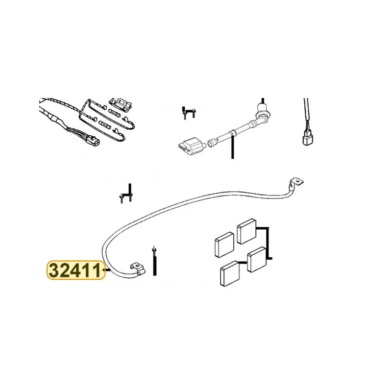 32411-ACC1-E10 CABLE BAT — diagram cutout