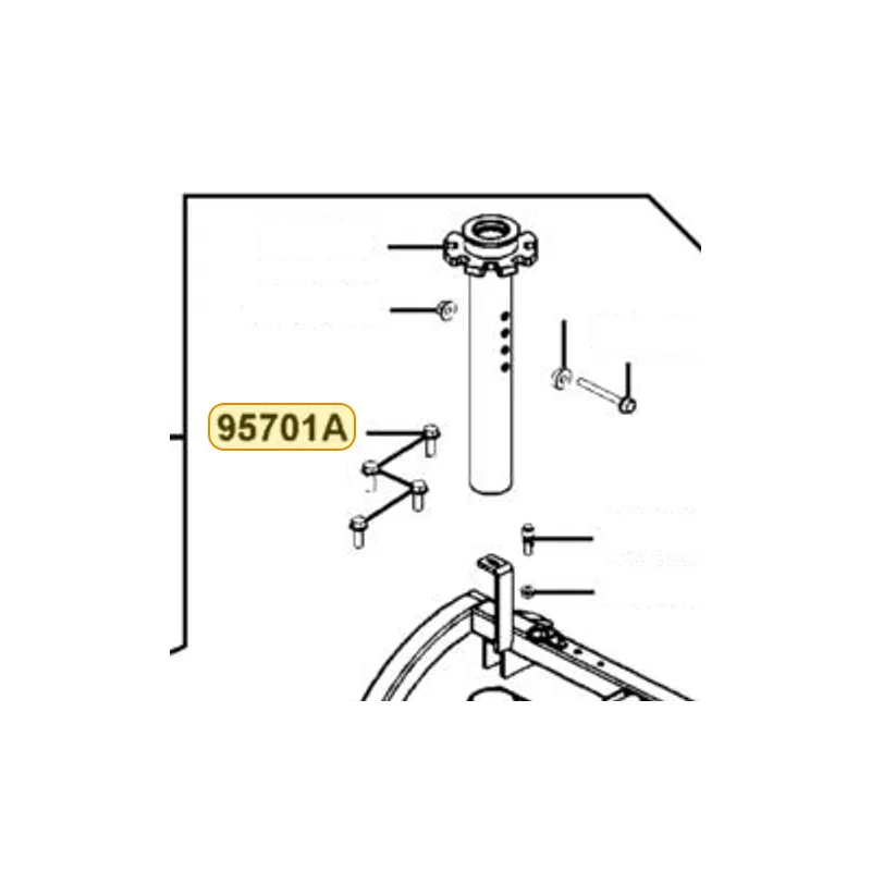95701-08020-08G BOLT FLANGE 8*20 — diagram cutout