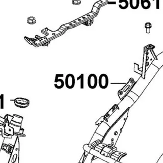 50100-AEA7-E10 BODY COMP FRAME — diagram cutout