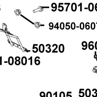 50320-AEA7-M30 "STAY,REAR FENDER" — diagram cutout