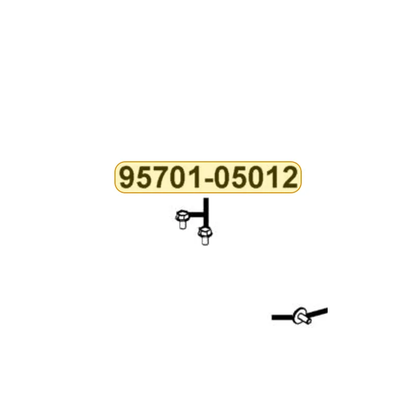 95701-05012-07 BOLT FLANGE 5*12 — diagram cutout
