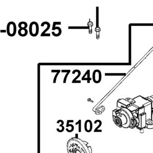 77240-ACC1-E10 CABLE SEAT LOCK — diagram cutout