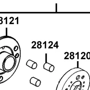 28124-GFY6-C0A LOCAING PIN — diagram cutout