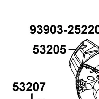 53205-AEA7-M30-66P COVER HANDLE FR (Flat Orange) — diagram cutout
