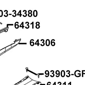 64306-ACC1-E10-89P SKIRT L SIDE — diagram cutout