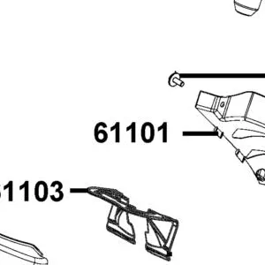 61101-ACC1-E10-63P FRONT FENDER B — diagram cutout