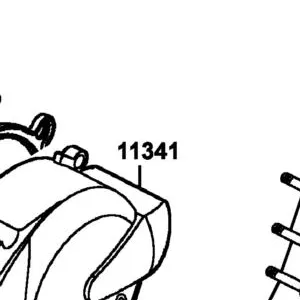 11341-KEC4-C00-N8A COVER L. CRANK CASE — diagram cutout