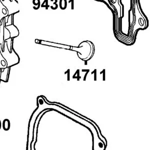 14711-KFB7-C0A VALVE INLET — diagram cutout