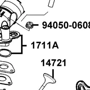 1711A-LGL3-C00 PIPE ASSY INLET — diagram cutout