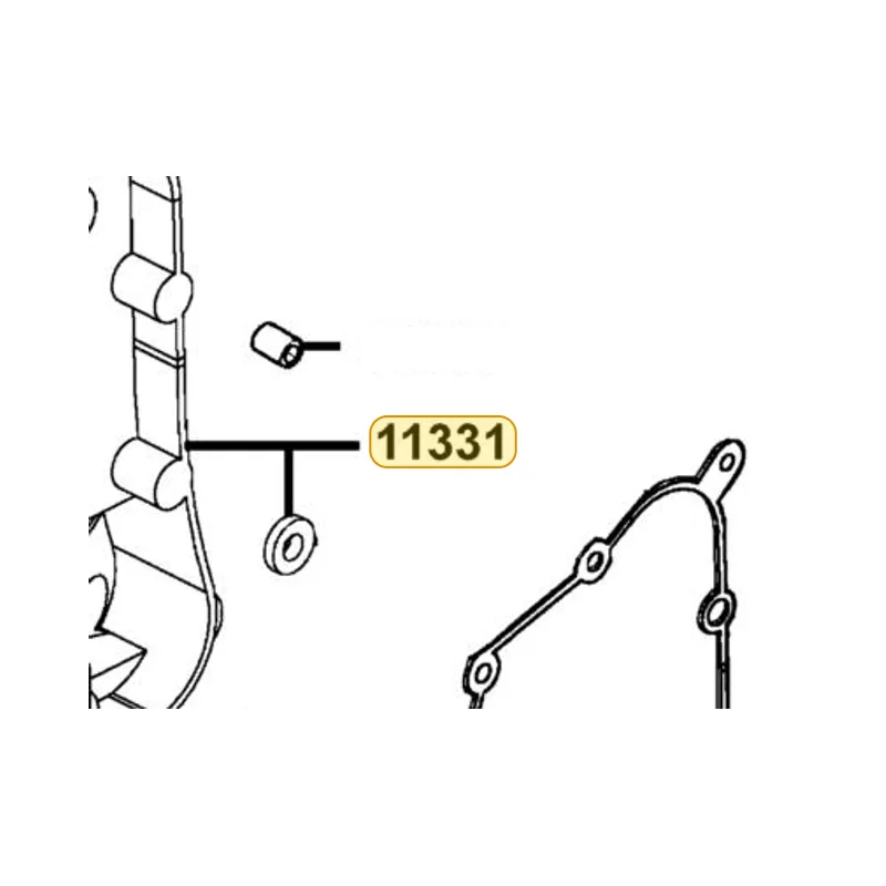 11331-LCD3-E00 COVER R CRANK CASE — diagram cutout