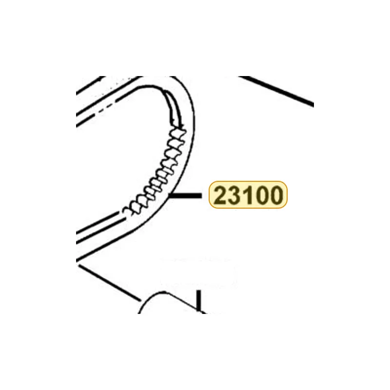 23100-LCD4-E0A BELT DRIVE — diagram cutout
