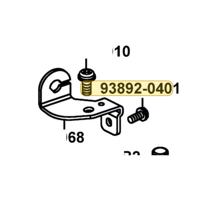 93892-04010-08 SCREW WASHER 4*10 — diagram cutout
