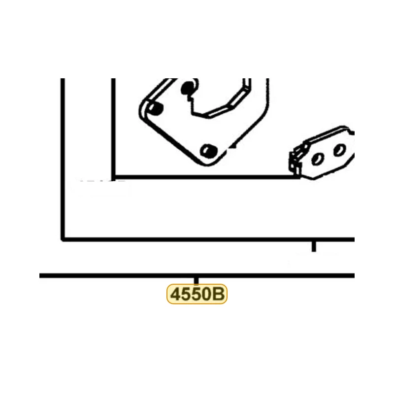 4550B-LGR5-E80 SUB ASSSY FR BRK — diagram cutout