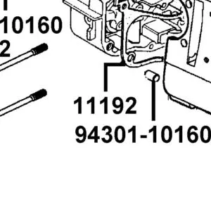 11192-LGS6-E90 GASKET CRANK CASE @ A — diagram cutout