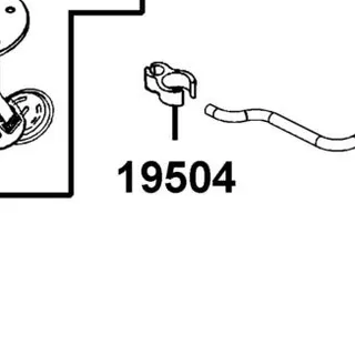 19504-LBA2-C00 CLAMP D16.8 — diagram cutout