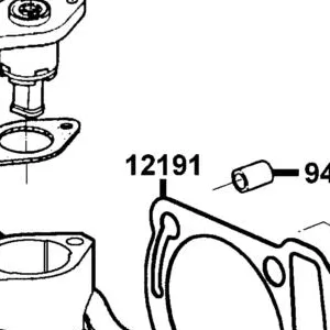 12191-LGS6-E90 GASKET CYLINDER — diagram cutout