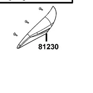 81230-LGR5-E10-F1P COVER L CARRIER — diagram cutout