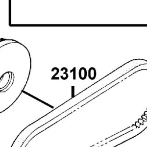 23100-LCD4-C00 BELT DRIVE — diagram cutout