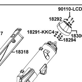 18291-KKC4-C00 SCREW TAPPING 5*16 (K) — diagram cutout