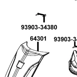 64301-LGR5-E10-77P COVER FR — diagram cutout