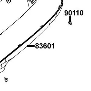 83601-LGR5-E10-77P MOLD L SIDE — diagram cutout
