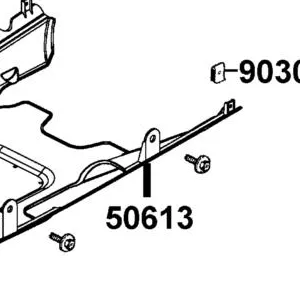 50613-LGR5-E10-N1R COVER UNDER — diagram cutout