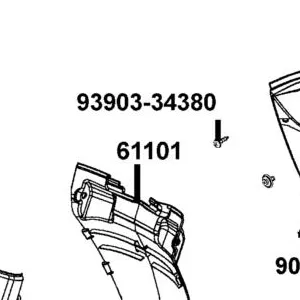 61101-LGR5-E10-NHP FENDER FRONT B — diagram cutout