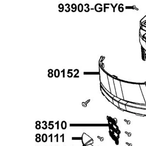 80152-LGR5-E10-NEP COVER CENTER LOW — diagram cutout