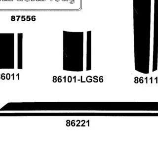 86101-LGS6-M30-T03 STRIPE FR COVER — diagram cutout