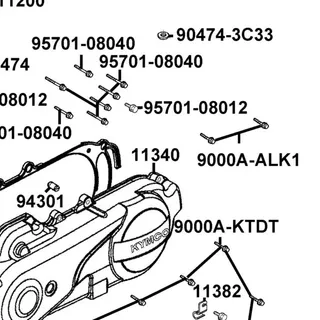 9000A-ALK1-E15 BOLT ASSY SPECIAL — diagram cutout