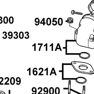 1711A-AAB6-E15 PIPE ASSY. INLET — diagram cutout