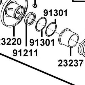 91301-KEA5-C00 O-RING 36*1.5 — diagram cutout
