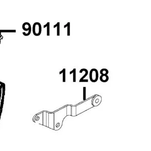 11208-LEJ2-E10 "STAY, RR TIRE FENDER" — diagram cutout