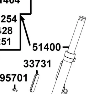 51400-ACC1-E10-N8A FORK ASSY FR R — diagram cutout