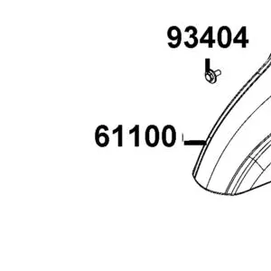 61100-ACC1-E10-BHP FENDER FR (Deep Blue Metallic) — diagram cutout