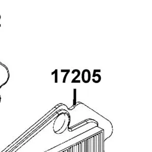17205-LGR3-E10 ELEMENT COMP AIR/C — diagram cutout