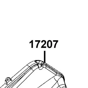 17207-LGR3-E10 "COVER ,AIR/C"