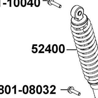52400-ACB9-E10 CUSHION ASSY REAR — diagram cutout